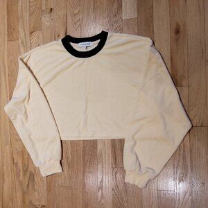 NWOT WeWoreWhat Crop Top Sweatshirt Size S
